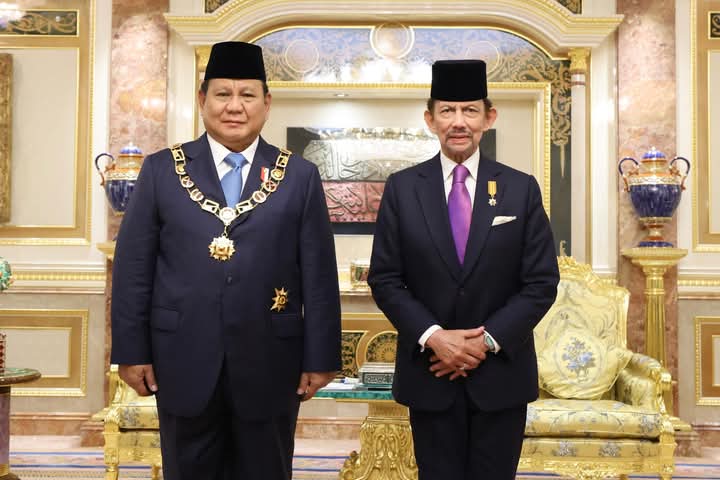 Presiden RI Prabowo Subianto Disambut Mulia Oleh Sultan Haji Brunei Darussalam